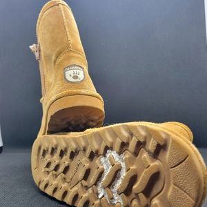 10C Girls BearPaw Toddler Elle Zipper Winter Boots